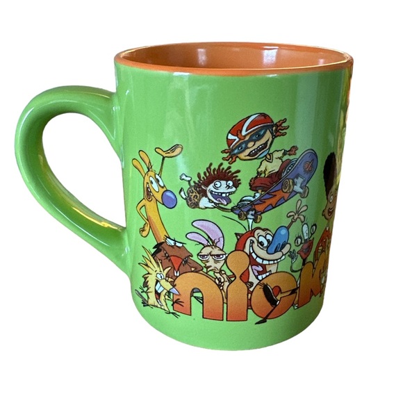 Nickelodeon Dining Nickelodeon Coffee Mug 9s Cartoon Characters Ren